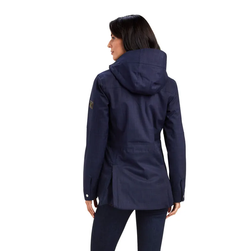 ARIAT WOMENS STERLING WATERPROOF INSULATED PARKA- NAVY
