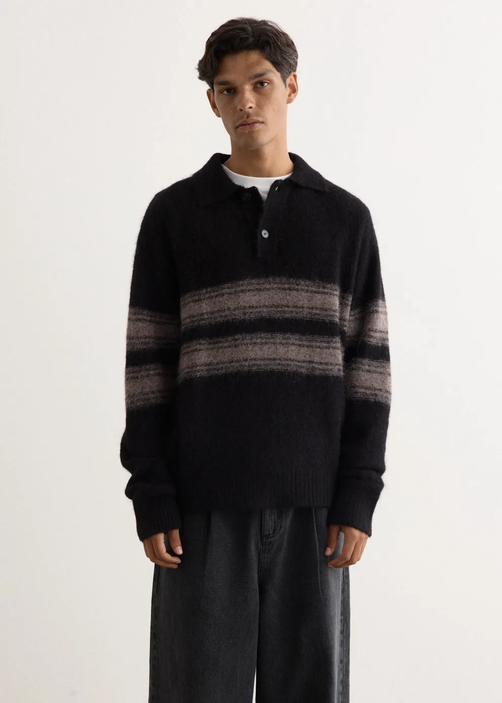Burn Long Sleeve Polo