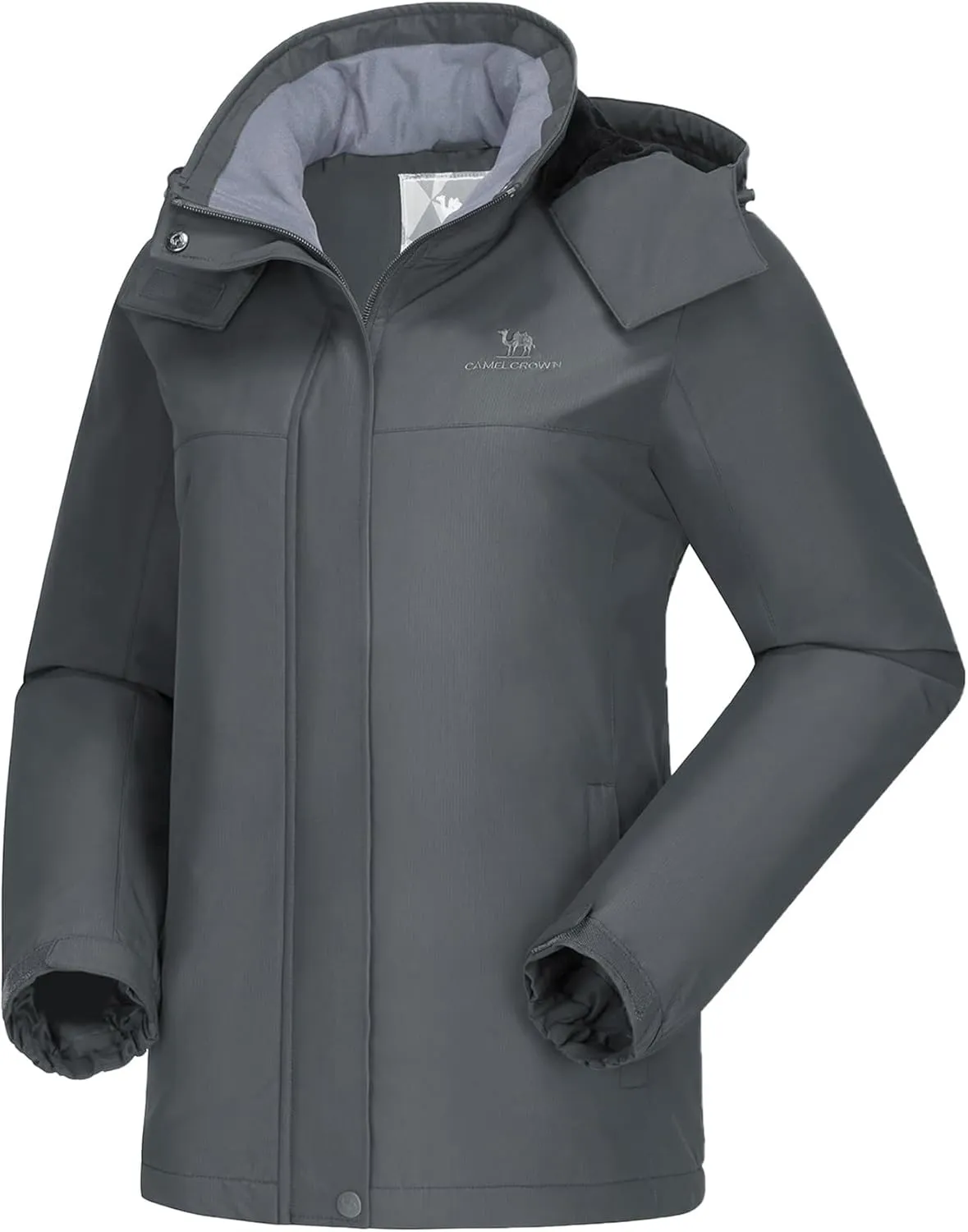 CAMEL CROWN Women's Ski Jacket Winter Snow Coat Warm Fleece Mountain Waterproof Female Jacket Snowboarding jackets