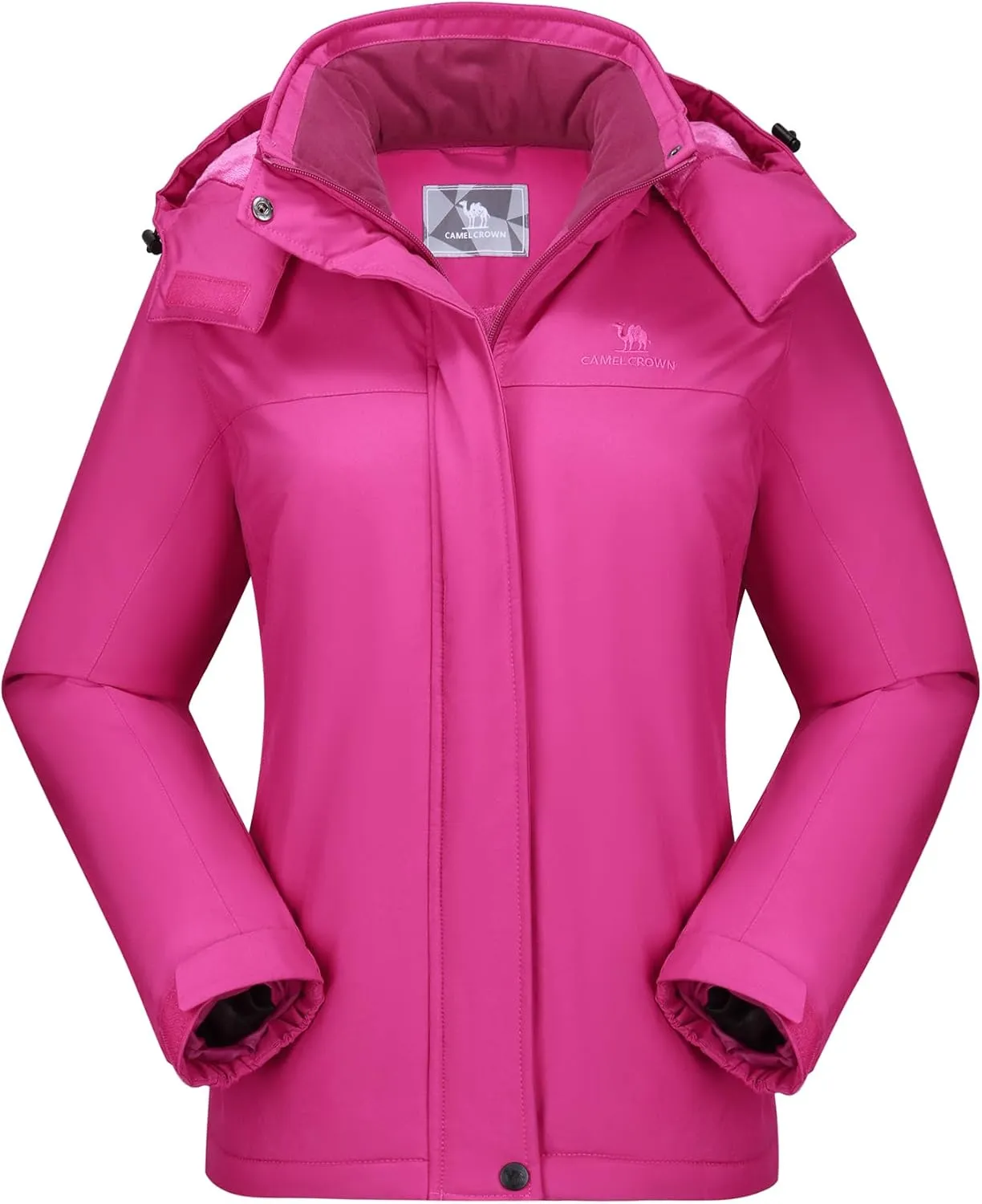CAMEL CROWN Women's Ski Jacket Winter Snow Coat Warm Fleece Mountain Waterproof Female Jacket Snowboarding jackets