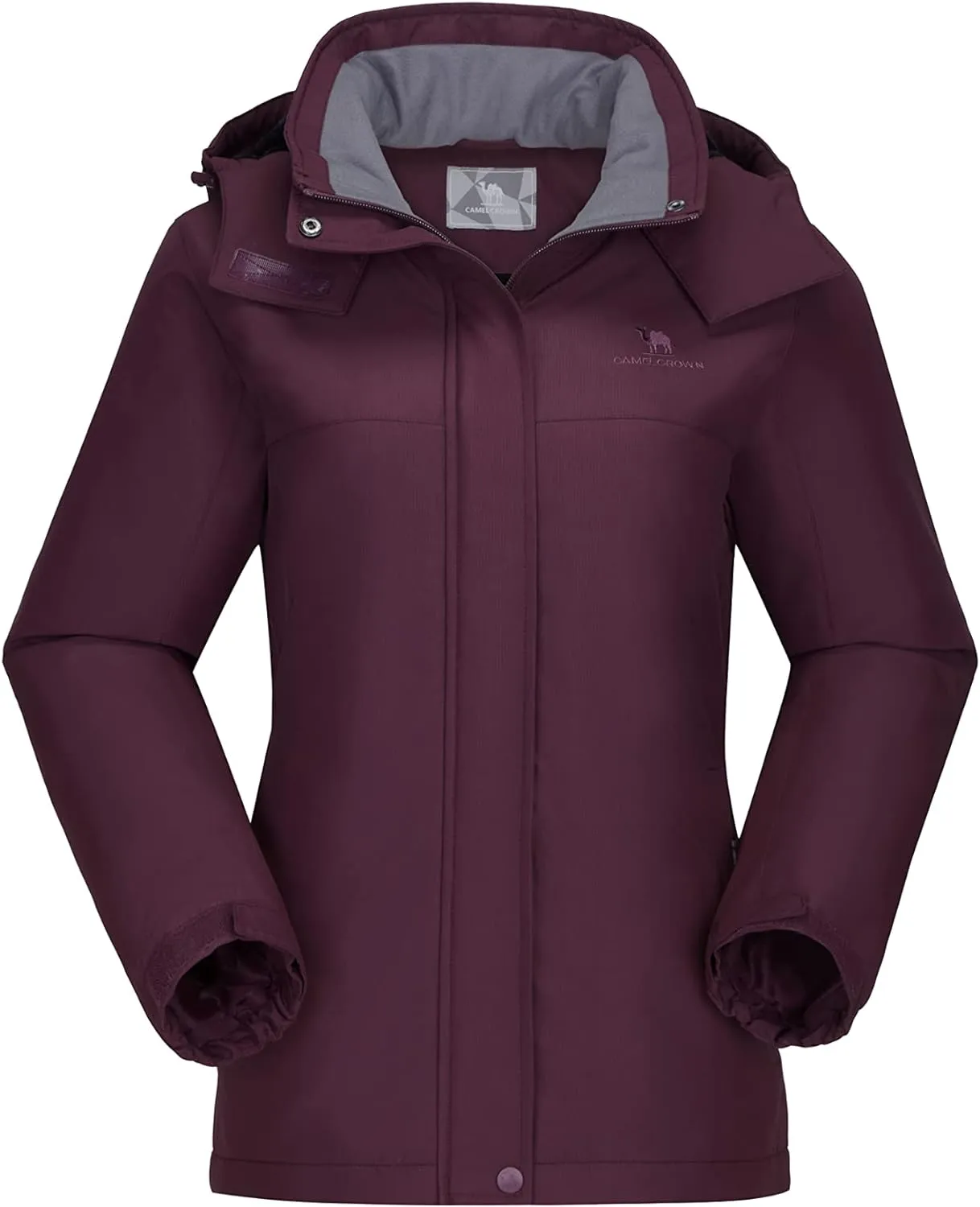 CAMEL CROWN Women's Ski Jacket Winter Snow Coat Warm Fleece Mountain Waterproof Female Jacket Snowboarding jackets