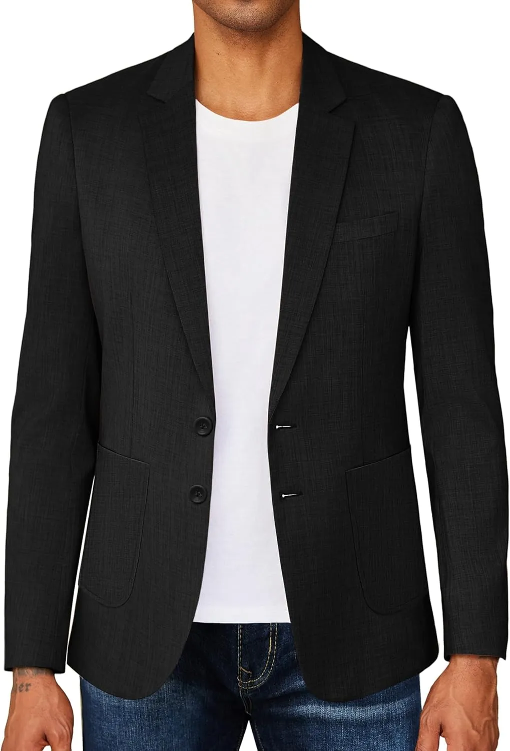 COOFANDY Men's Casual Blazer Jacket Two Button Sport Coat Lightweight Suit Jackets
