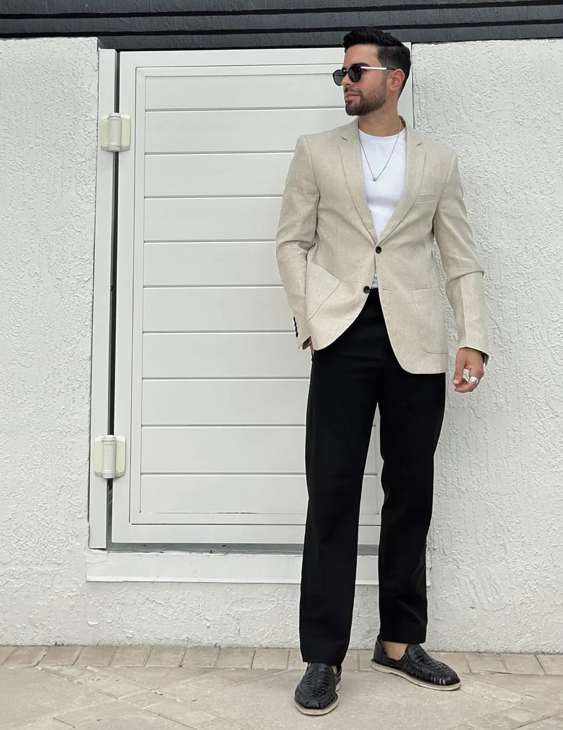 COOFANDY Mens Casual Blazer Sport Coat Lightweight Two Button Business Suit Jackets