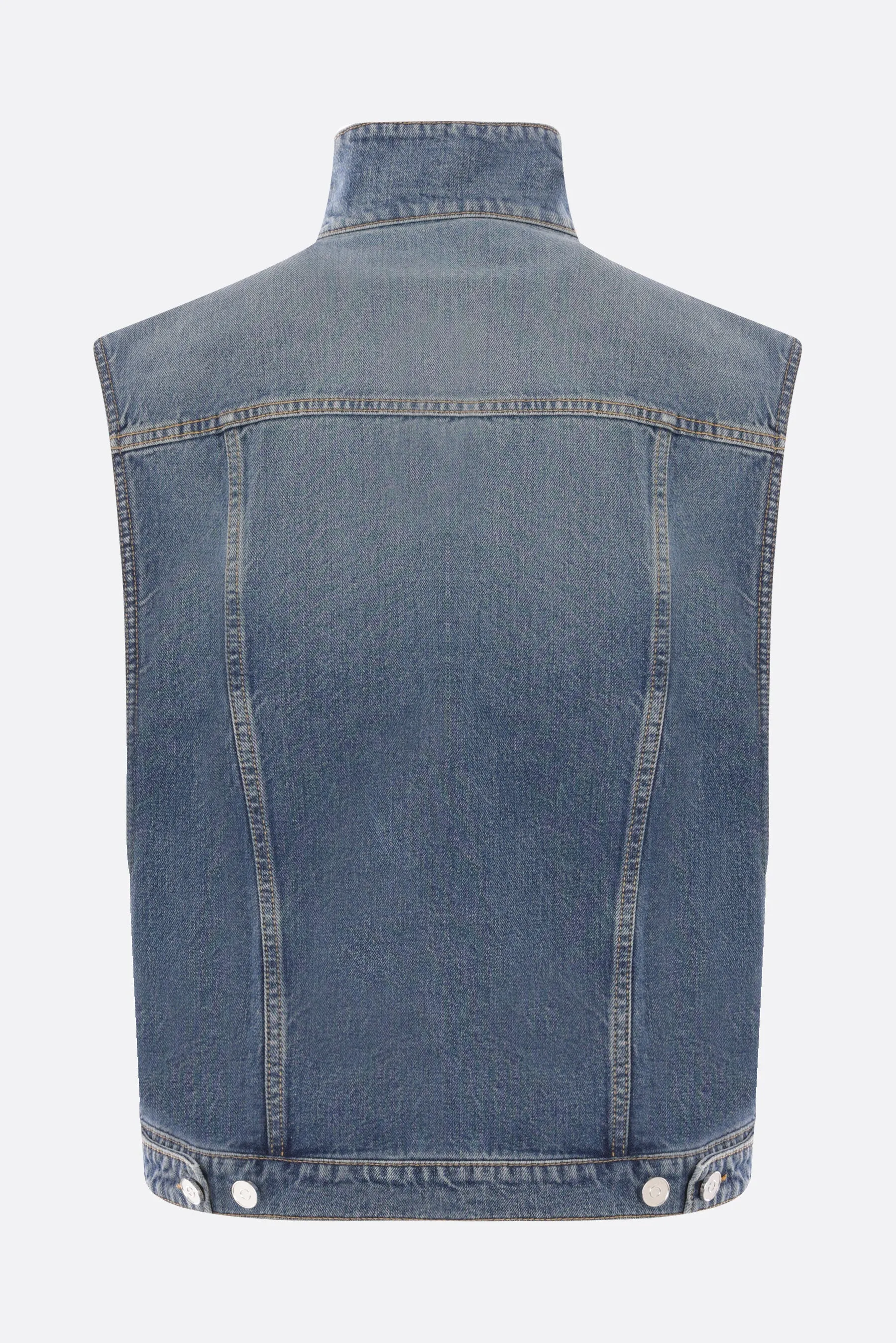 Denim Sleeveless Jacket