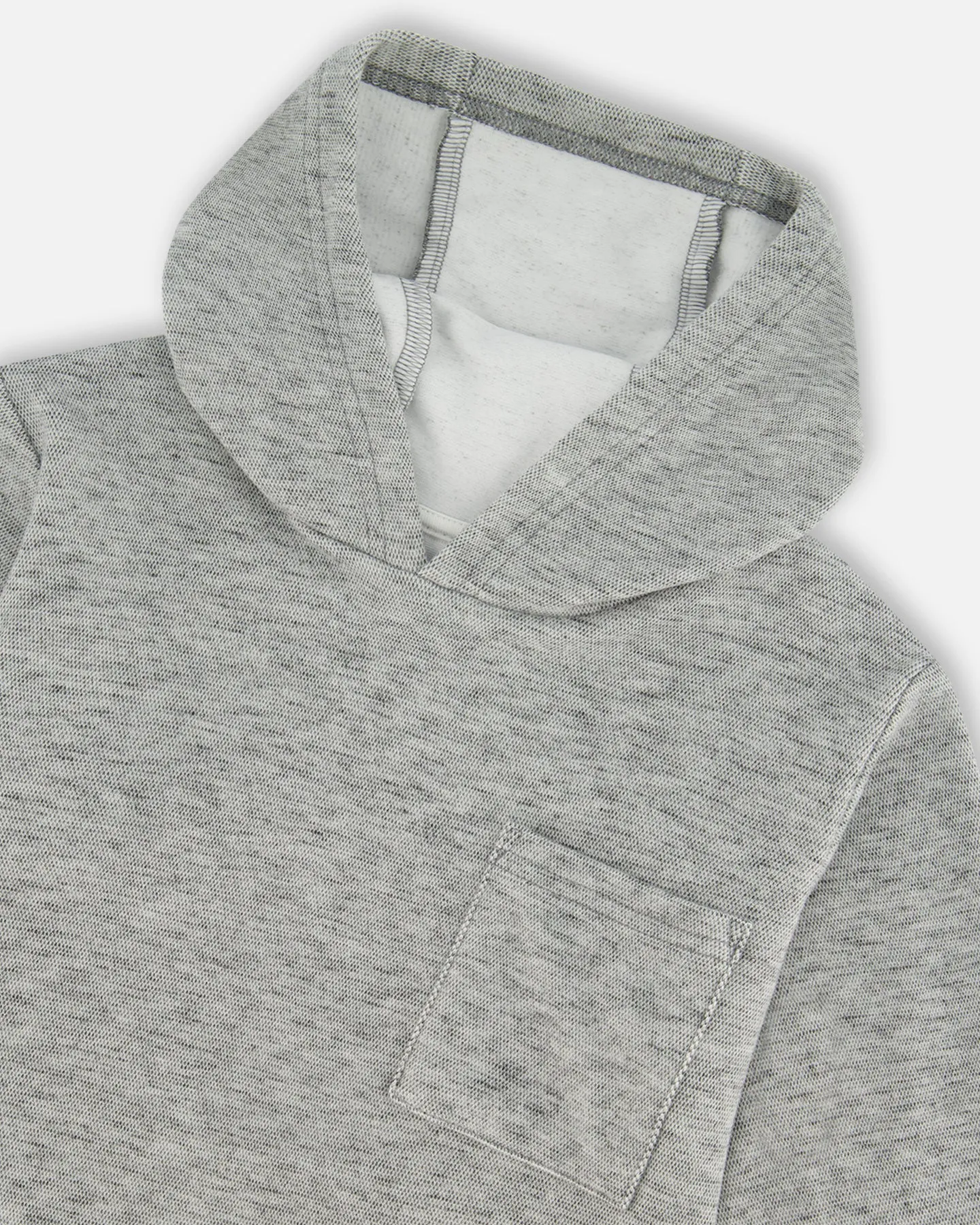 DPD Brushed Jersey Fleece Hooded Shirt