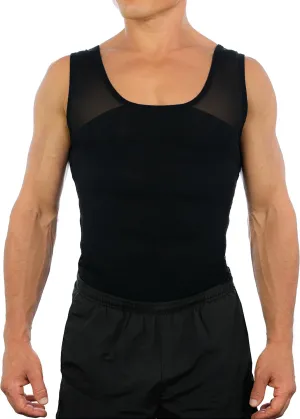 Esteem Apparel Original Men's Chest Compression Shirt to Hide Gynecomastia Moobs Shapewear