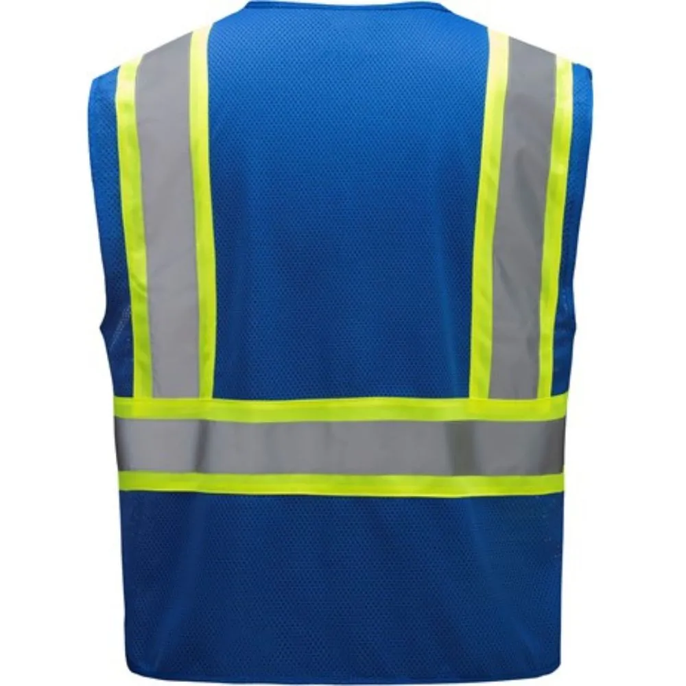 GSS 3133 Royal Blue Enhanced Visibility Safety Vest