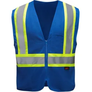 GSS 3133 Royal Blue Enhanced Visibility Safety Vest