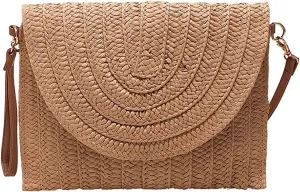 Handheld Bag Single Shoulder Crossbody Paper Debate Bag Casual Woven Women's Bag All Purpose Bag