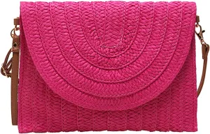 Handheld Bag Single Shoulder Crossbody Paper Debate Bag Casual Woven Women's Bag All Purpose Bag