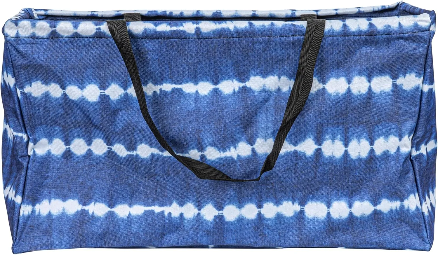 Household Essentials Krush Container All-Purpose Utility Tote, Water-Resistant Vinyl Lining, Tie Dye