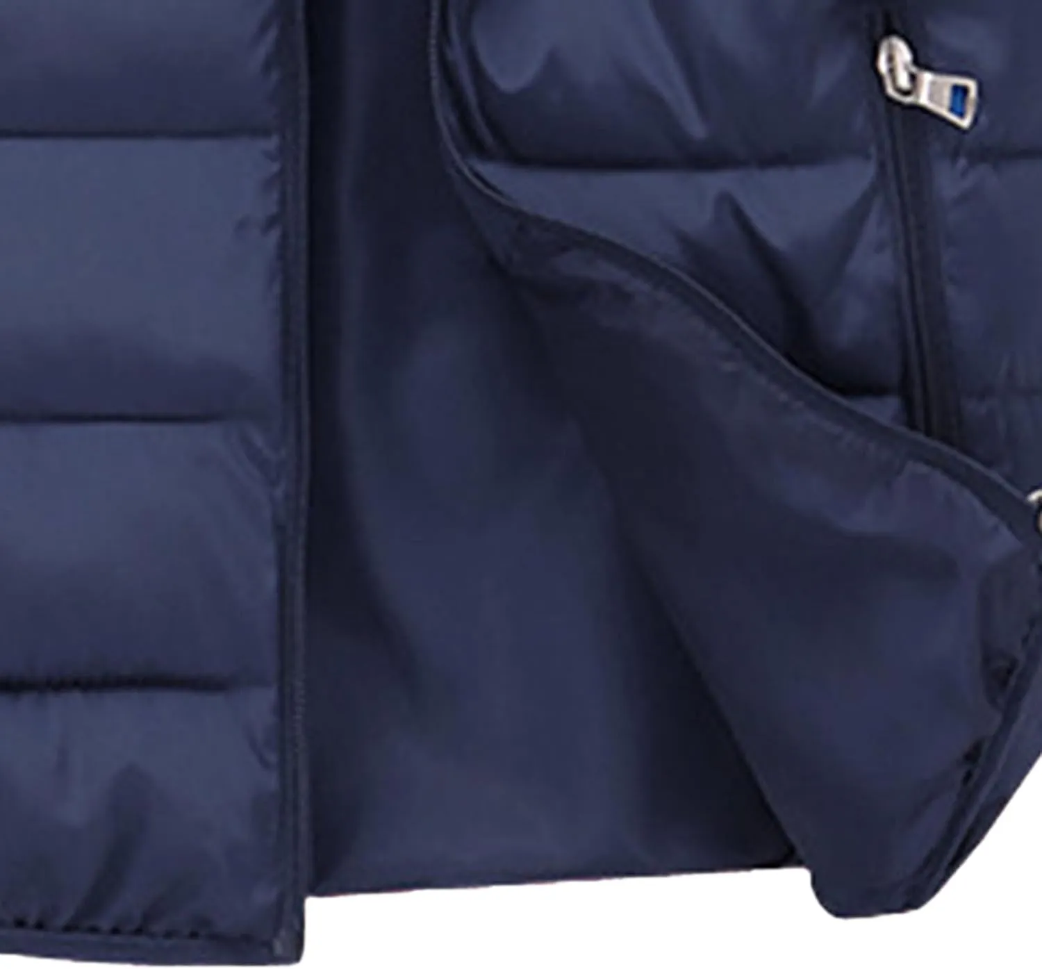 JEsilunmaMY Men's Winter Puffer Vest with Detachable Hood Sleeveless Thicken Warm Cotton Down Vest Casual Padded Vest Coats