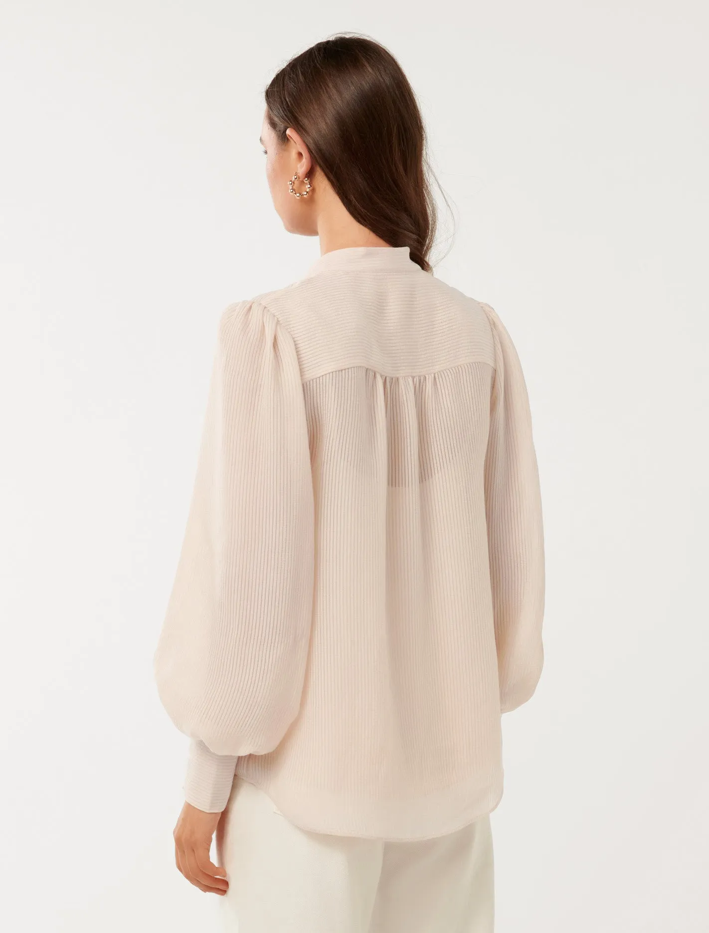 Leo Soft Stripe Blouse