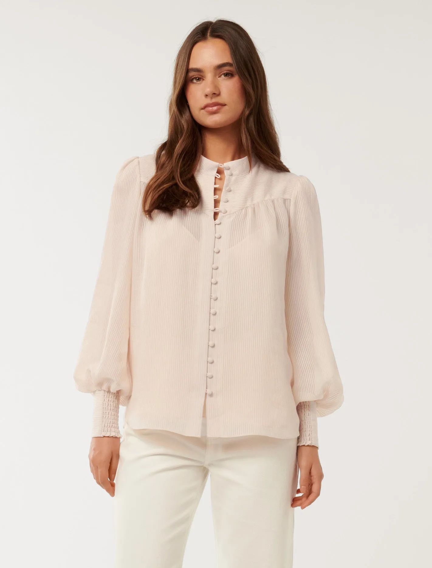 Leo Soft Stripe Blouse