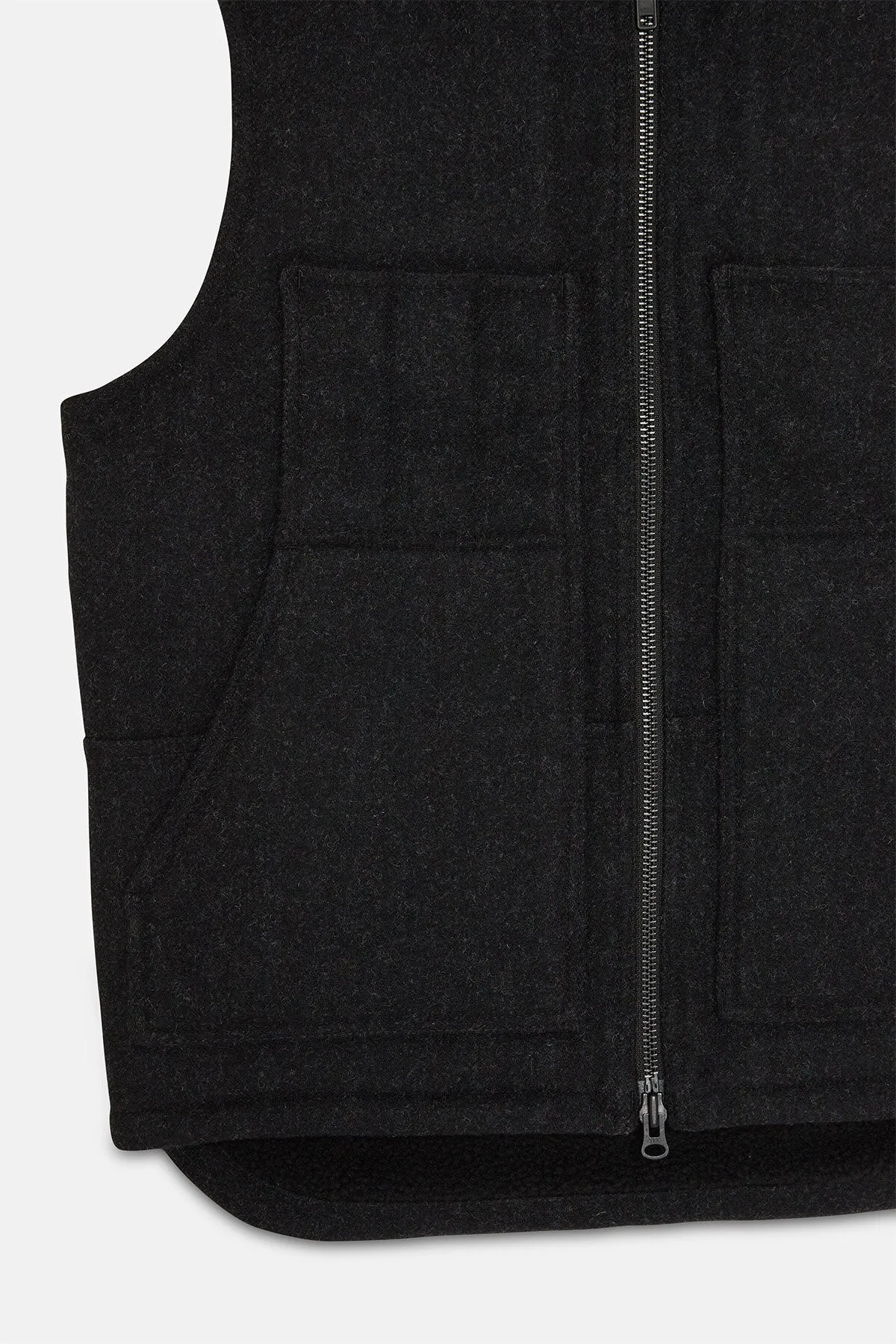 LINED MACKINAW WOOL WORK VEST