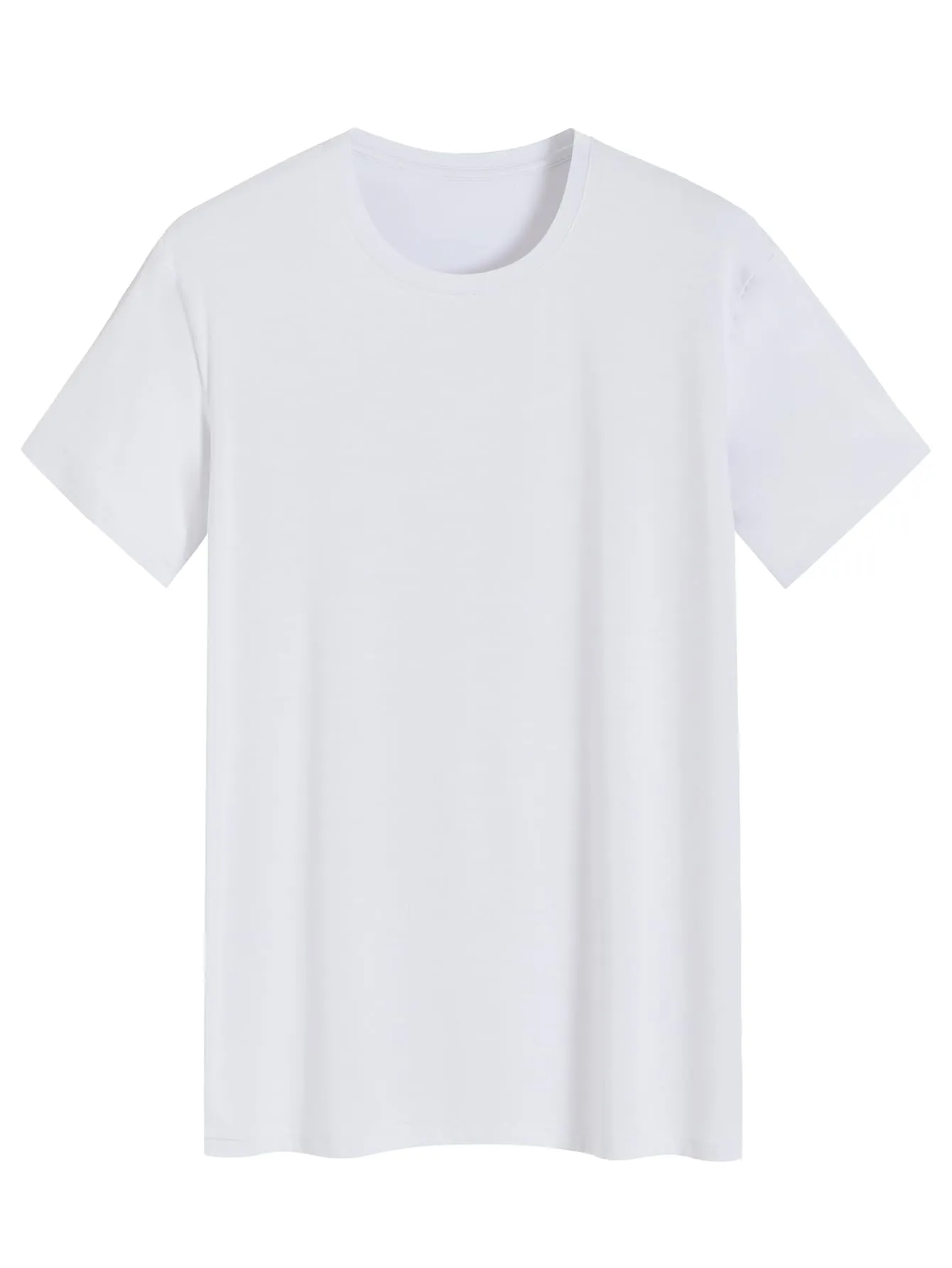 Men's Soft Viscose Cooling Undershirt for Tall Men