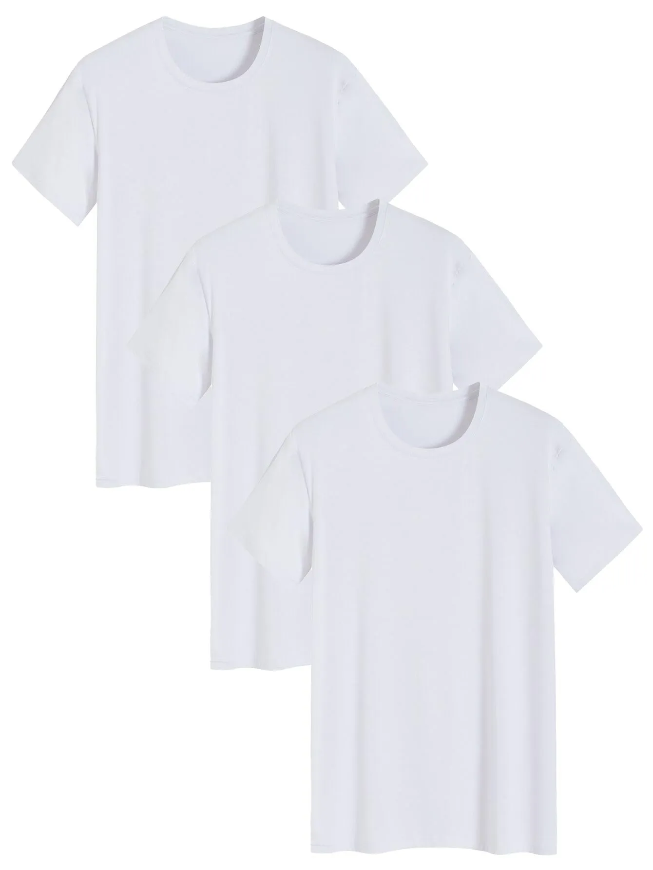 Men's Soft Viscose Cooling Undershirt for Tall Men