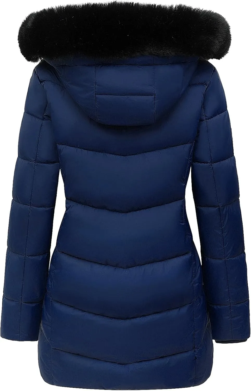 MOERDENG Women's Winter Windproof Warm Down Coats Waterproof Thicken Hooded fashions Puffer Jacket