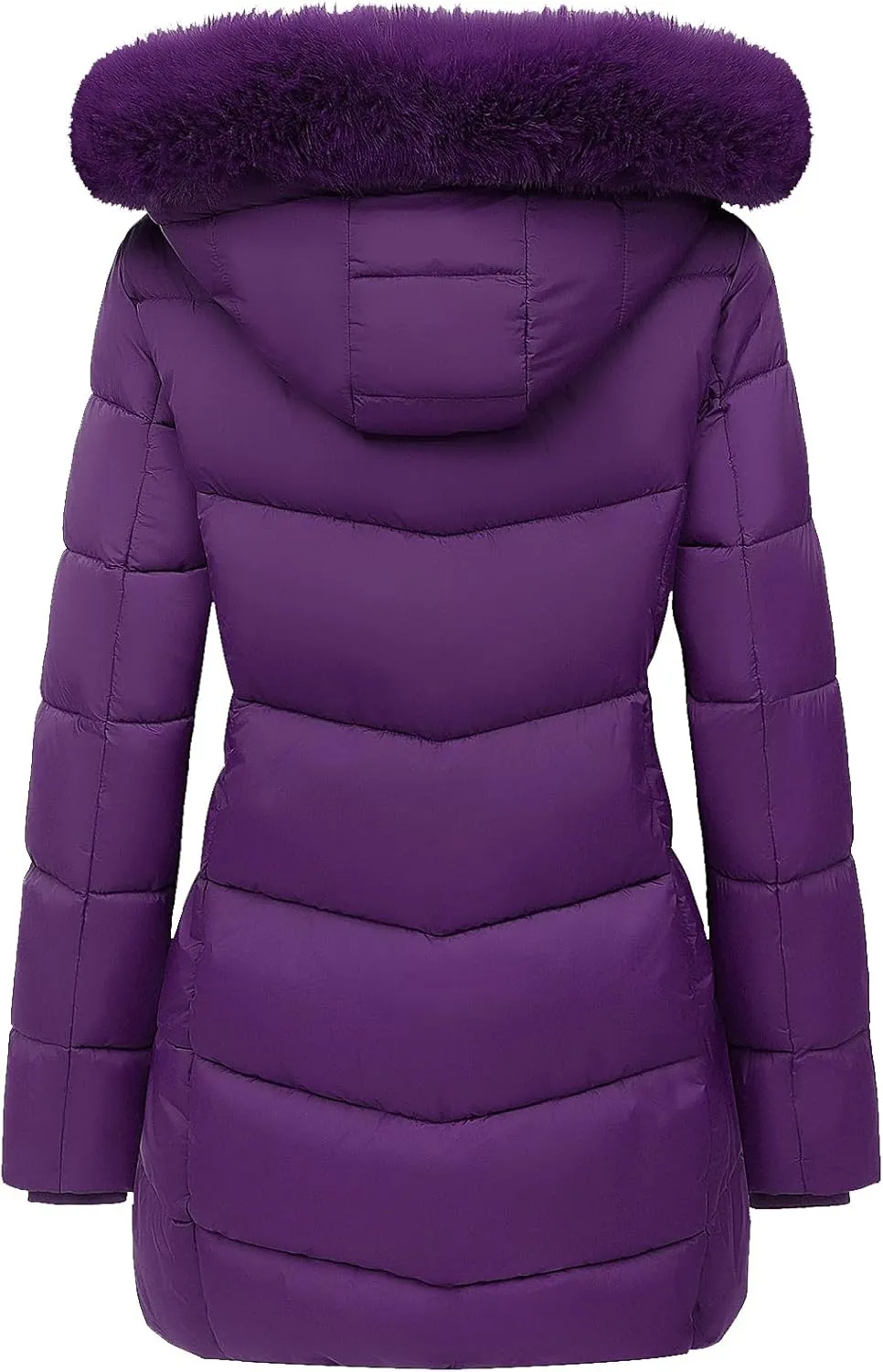 MOERDENG Women's Winter Windproof Warm Down Coats Waterproof Thicken Hooded fashions Puffer Jacket