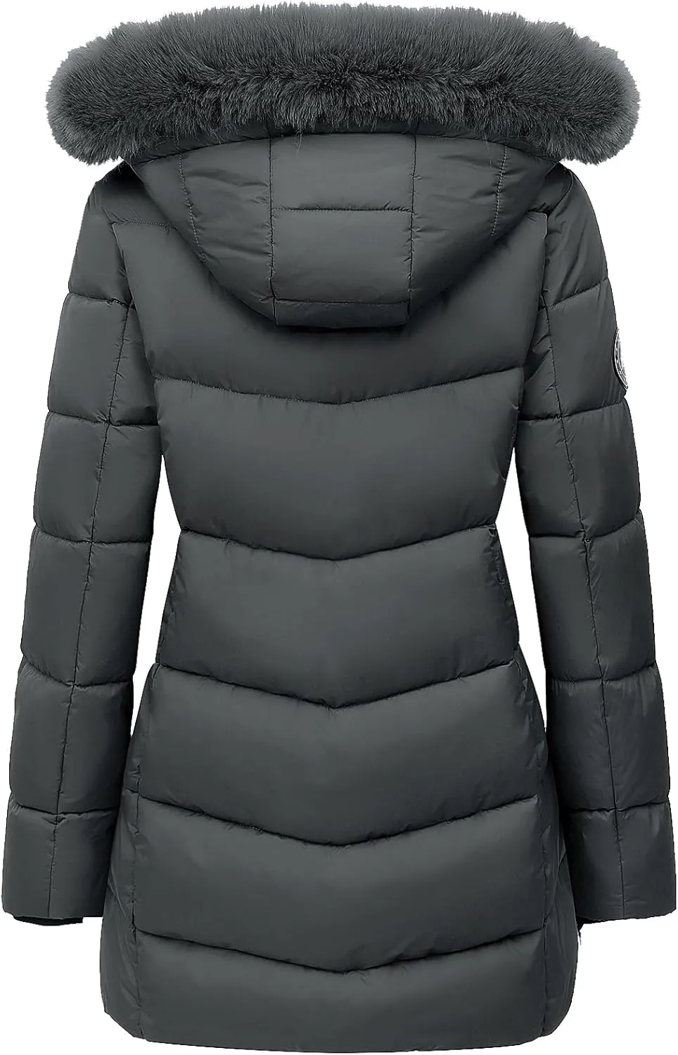 MOERDENG Women's Winter Windproof Warm Down Coats Waterproof Thicken Hooded fashions Puffer Jacket