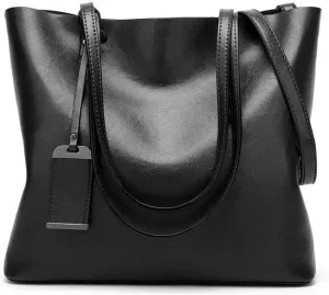 MSBEAN Shoulder bag Leather Bucket Bag Double Strap Handbag Shoulder Bags for Women All-Purpose Shopping