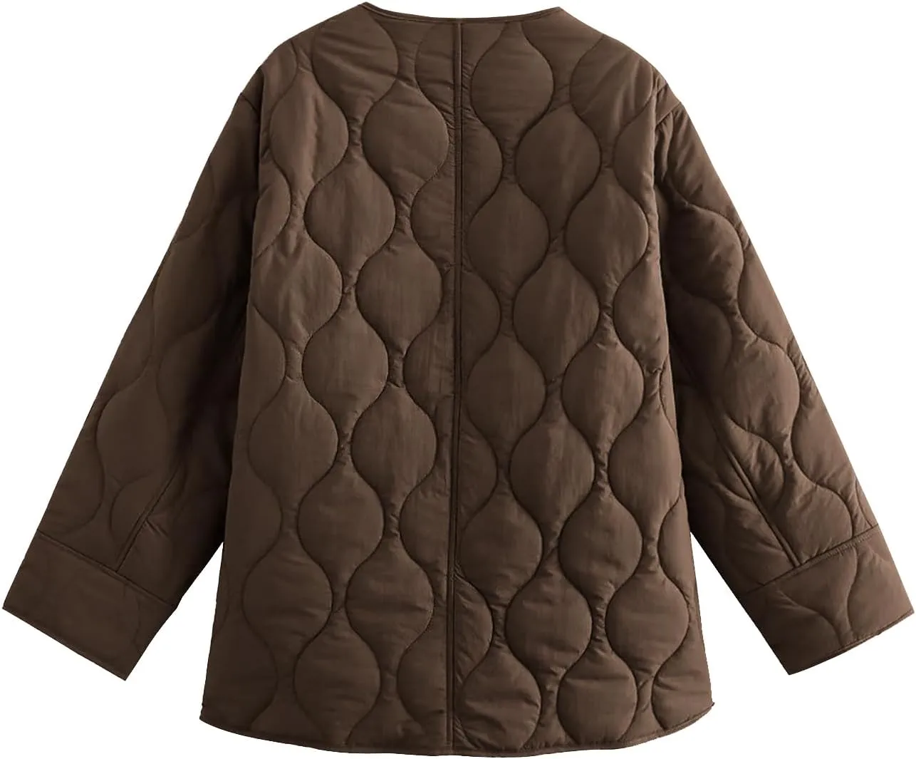 PEHMEA Women's Quilted Lightweight Jackets Button Down Puffer Jacket Coats Fashion Warm Padded Outwear with Pockets