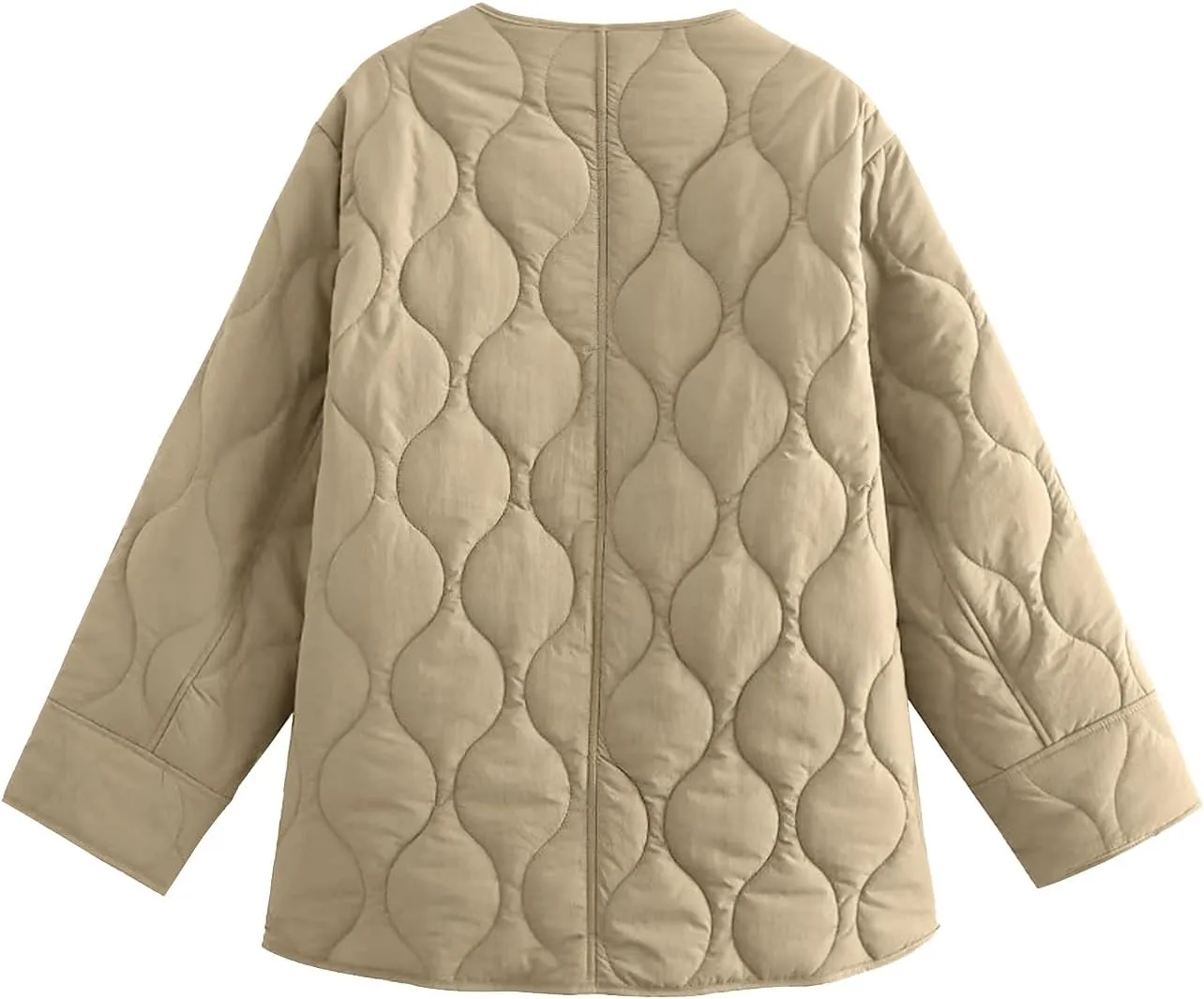 PEHMEA Women's Quilted Lightweight Jackets Button Down Puffer Jacket Coats Fashion Warm Padded Outwear with Pockets