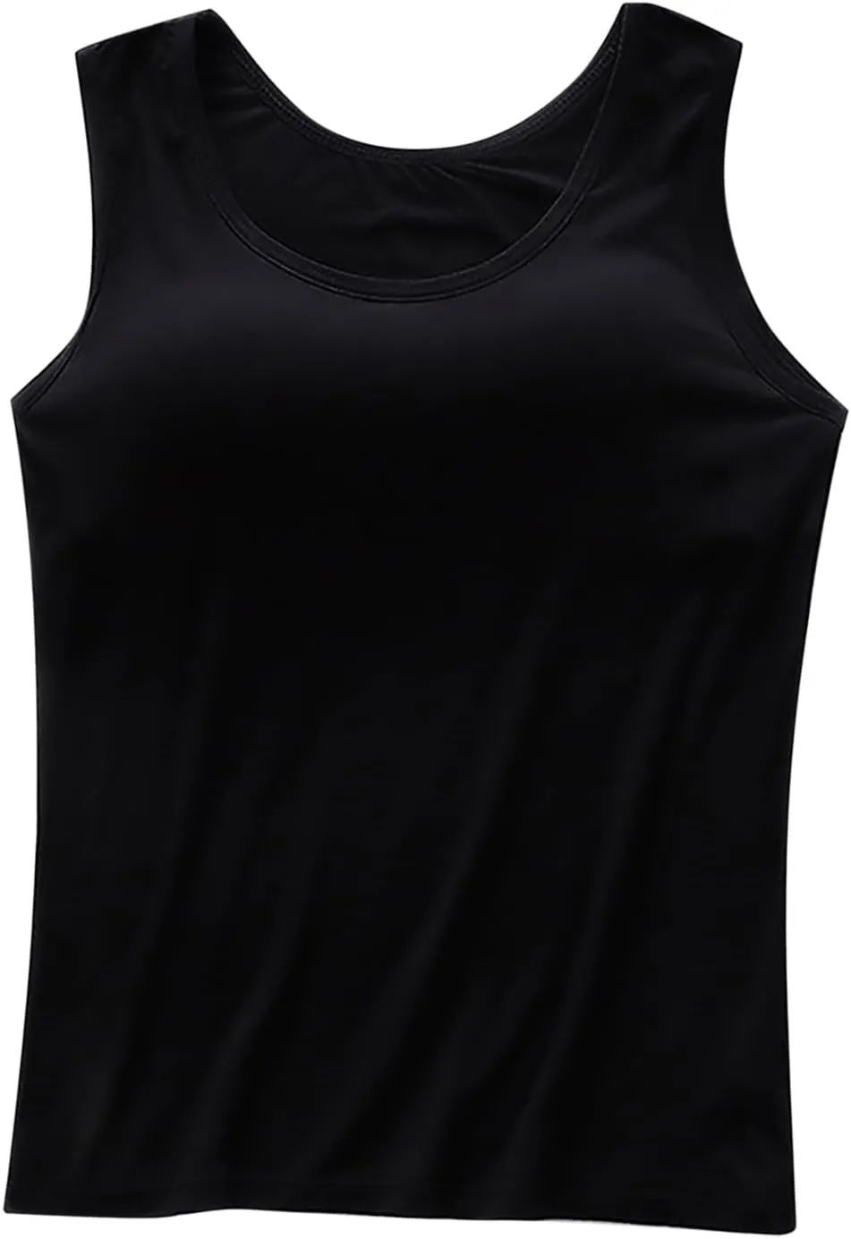 Tank Tops with Built in Bras for Women 2025 Camisole Shelf Bras Racerback Undershirts Summer Workout Padded Cami Tube Tops