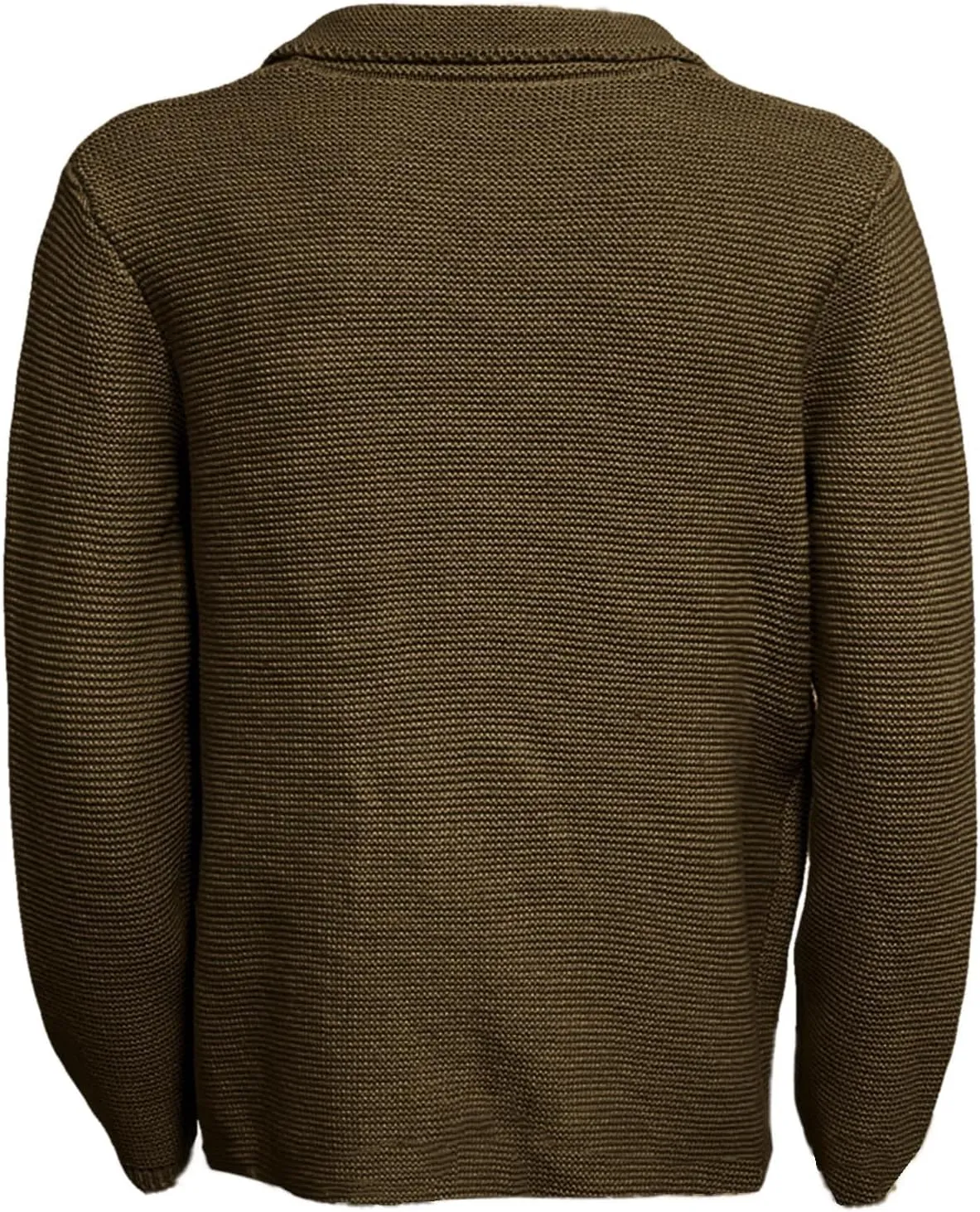 Thanksgiving Cardigan Sweaters for Men Lapel Long Sleeve Knitted Cardigans Double-Breasted Pockets Sweater Jacket