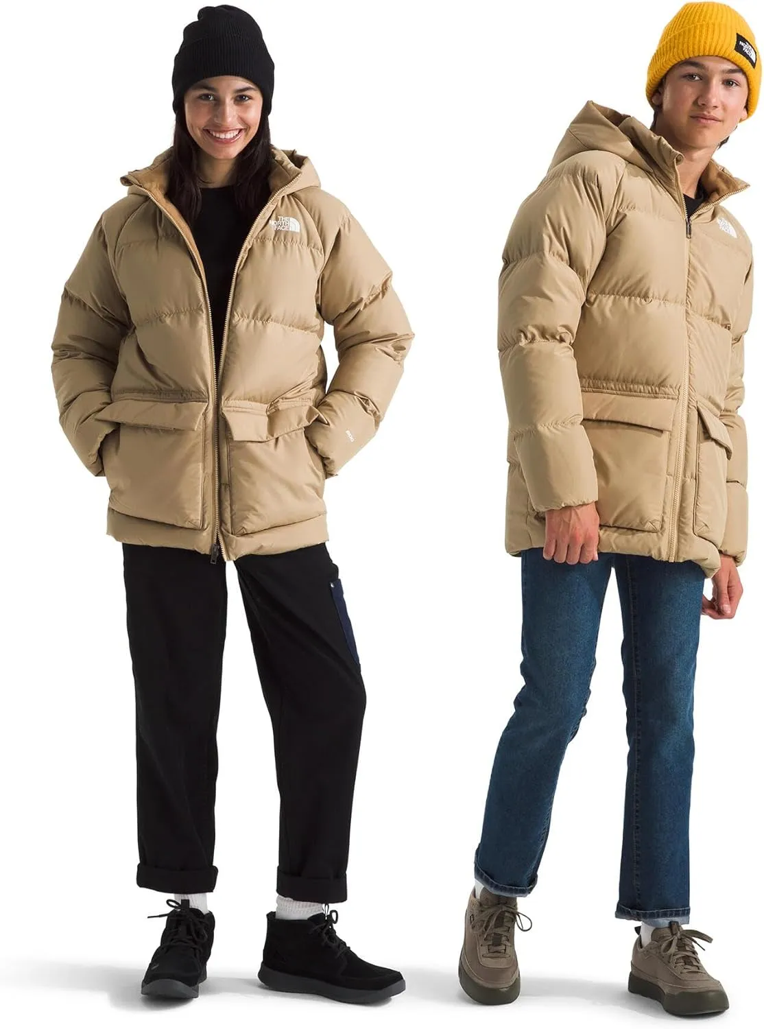 THE NORTH FACE Teen North Down Fleece-Lined Short Parka