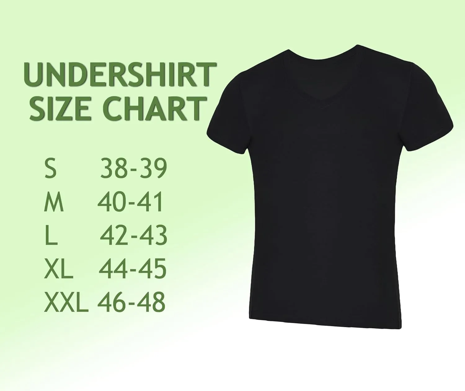 V Neck T Shirts for Men Rayon Made from Bamboo Tees Moisture Wicking Undershirts 3 Pack