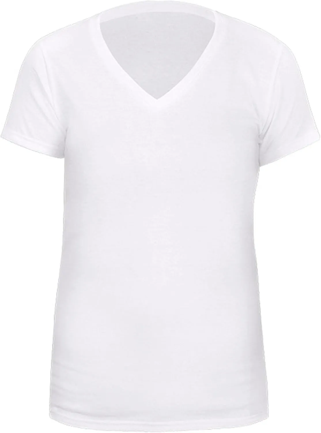 V Neck T Shirts for Men Rayon Made from Bamboo Tees Moisture Wicking Undershirts 3 Pack