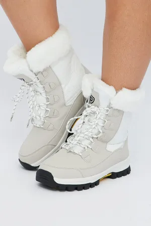 White Snow Boots