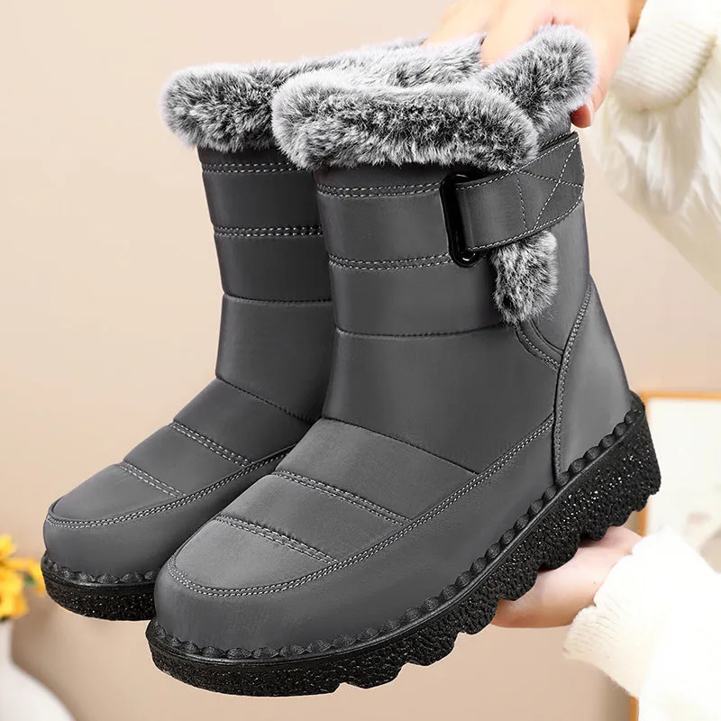 Women's Warm Padded Fleece Lined Snow Boots